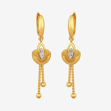 Radiant Masterpiece - Gold Cluster Earring
