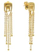 Graceful Allure 22k Gold Earrings