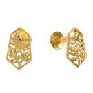 22k Stud Golden Rustle earrings