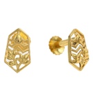Party wear golden rustle earrings