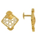 Geometrical tranquil gleam gold earrings price
