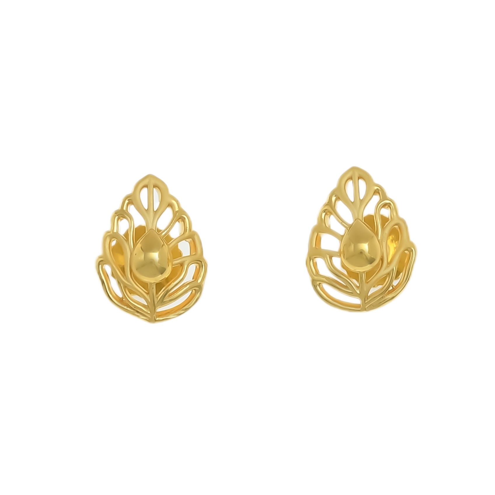 Nature's Grace Gold Ear Studs