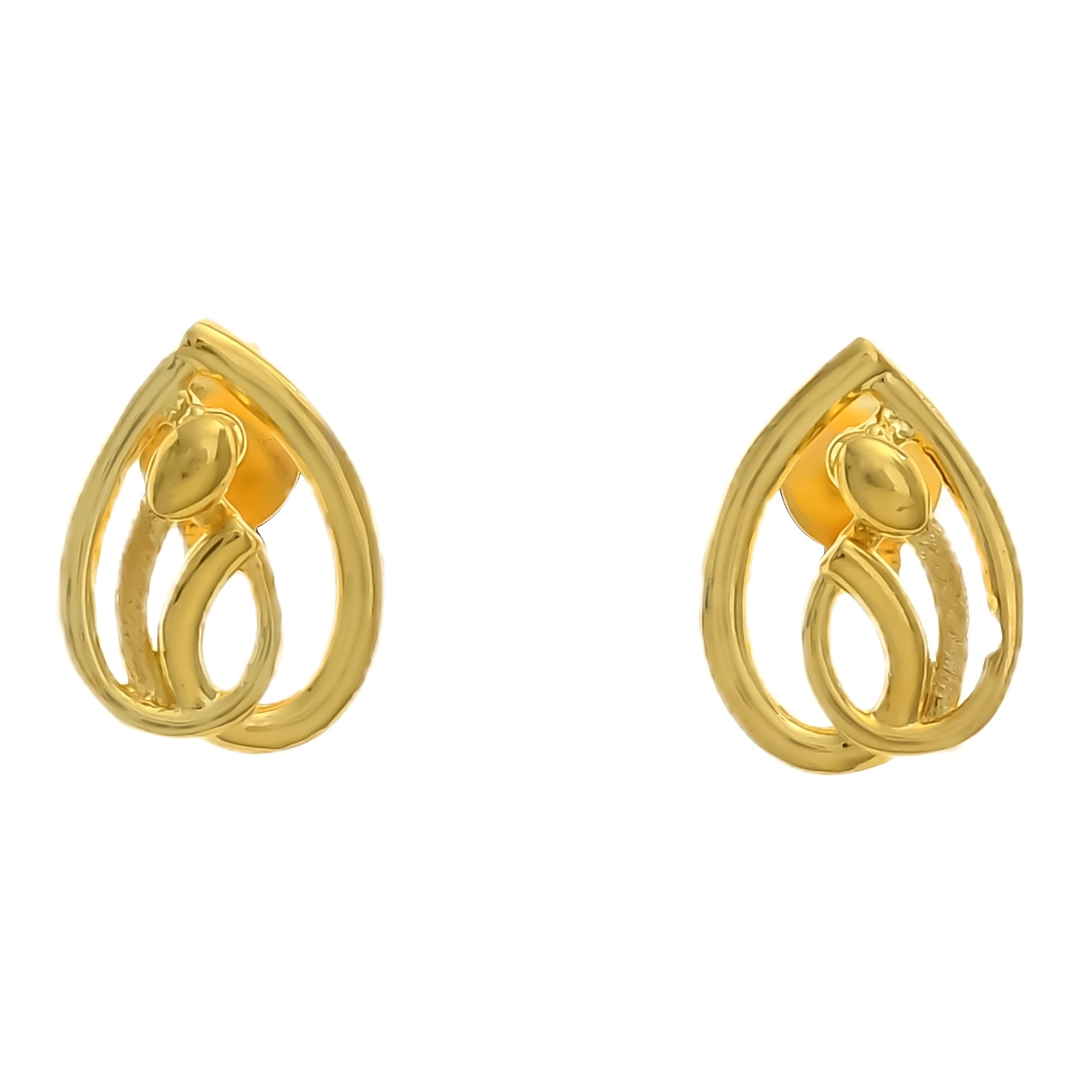 Golden Echo Gold Earstuds
