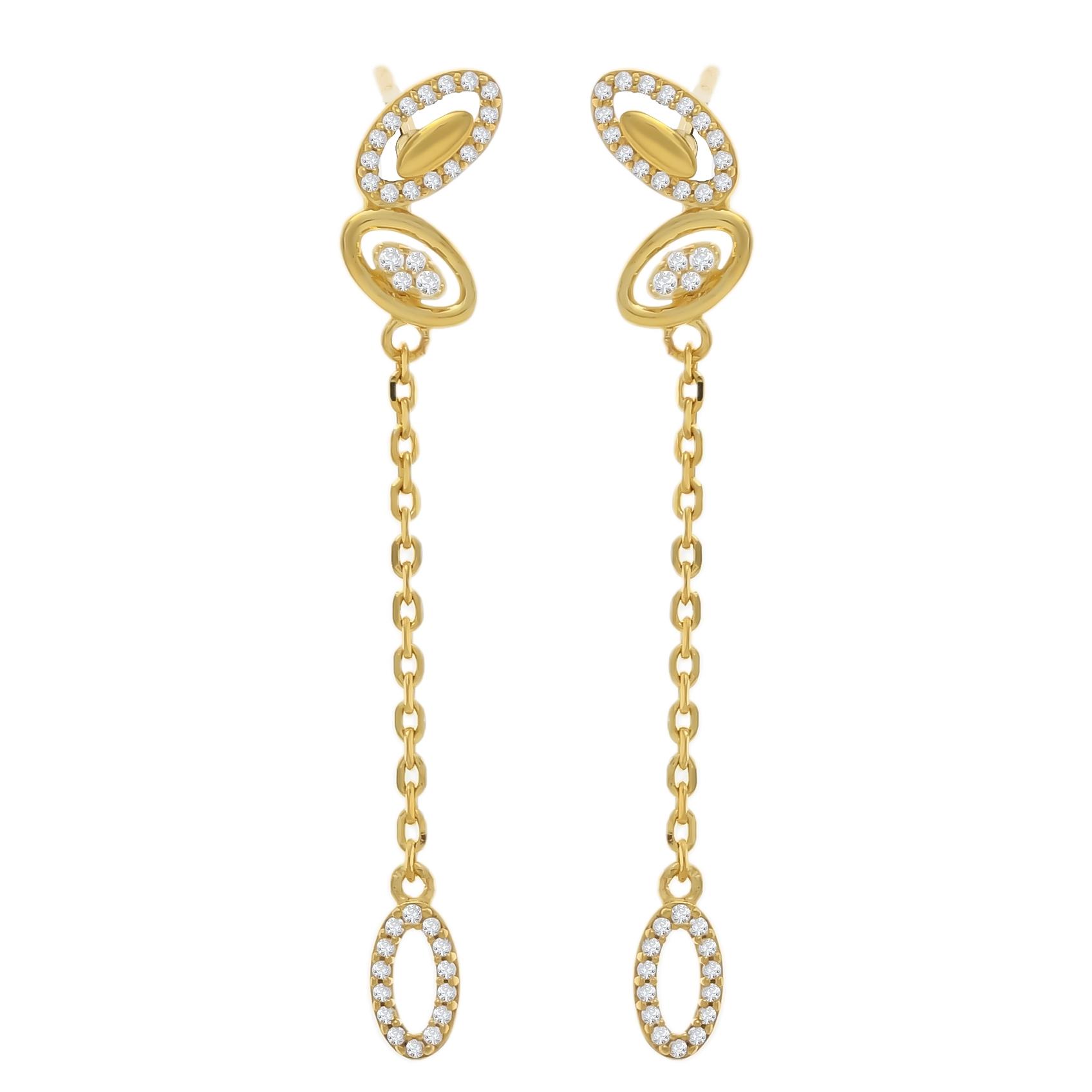 Ascents of Charm Gold Earring