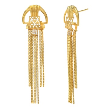 Modern Charm Gold Earring