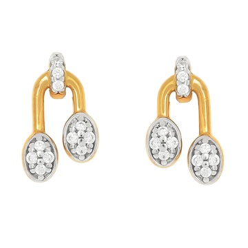 Melodic Touch Gold Studs