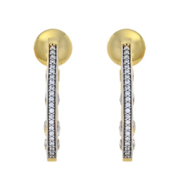 Party Poise Gold Studs