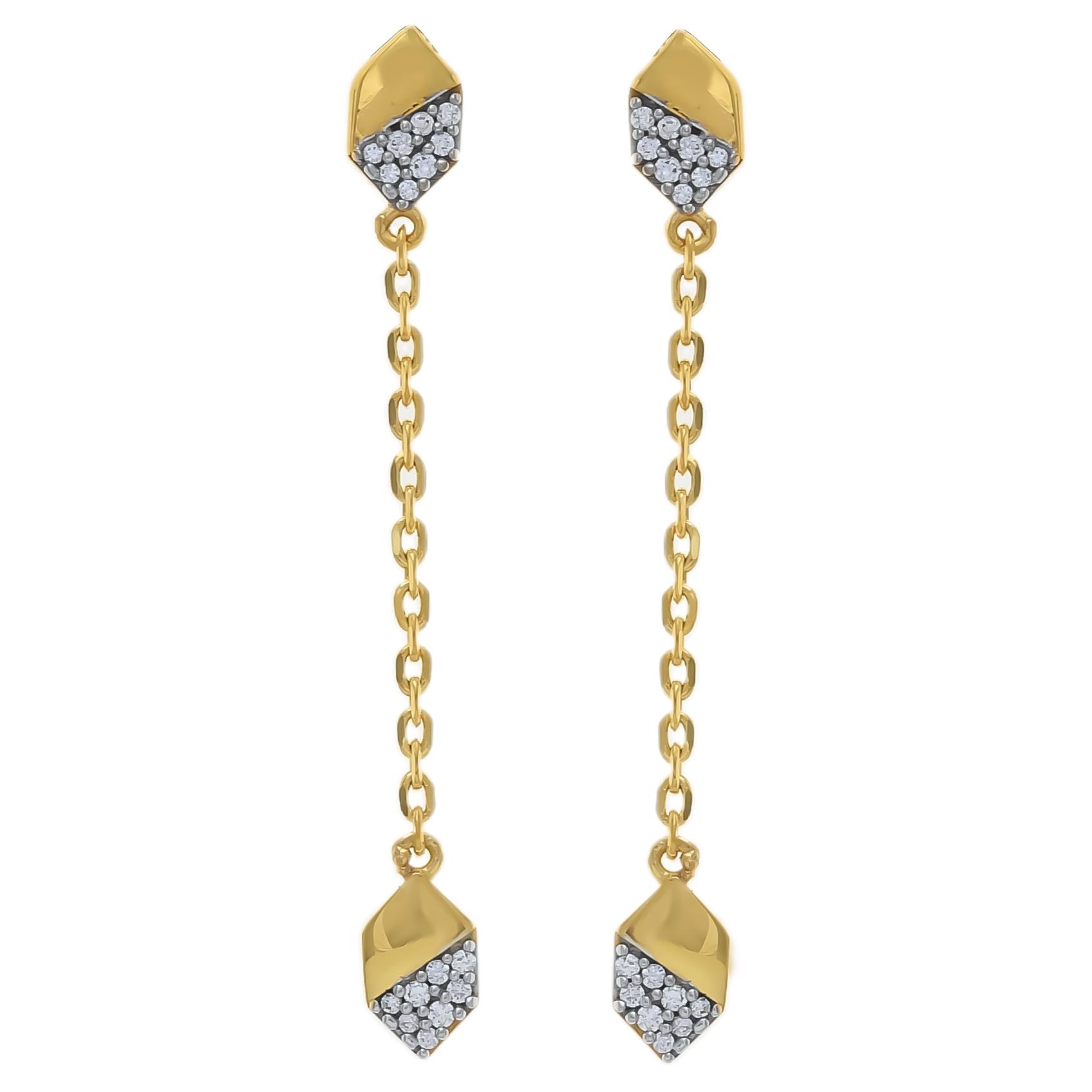 Graceful Elegance Gold Earring