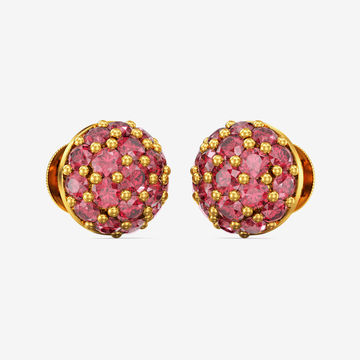 Cyclical Gold Womens Earring