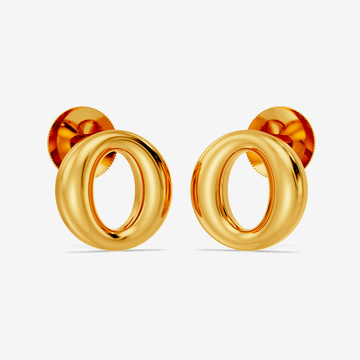 Timeless Oval Gold Studs