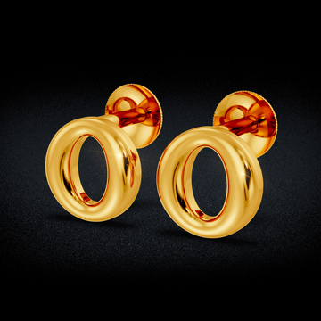Timeless Oval Gold Studs