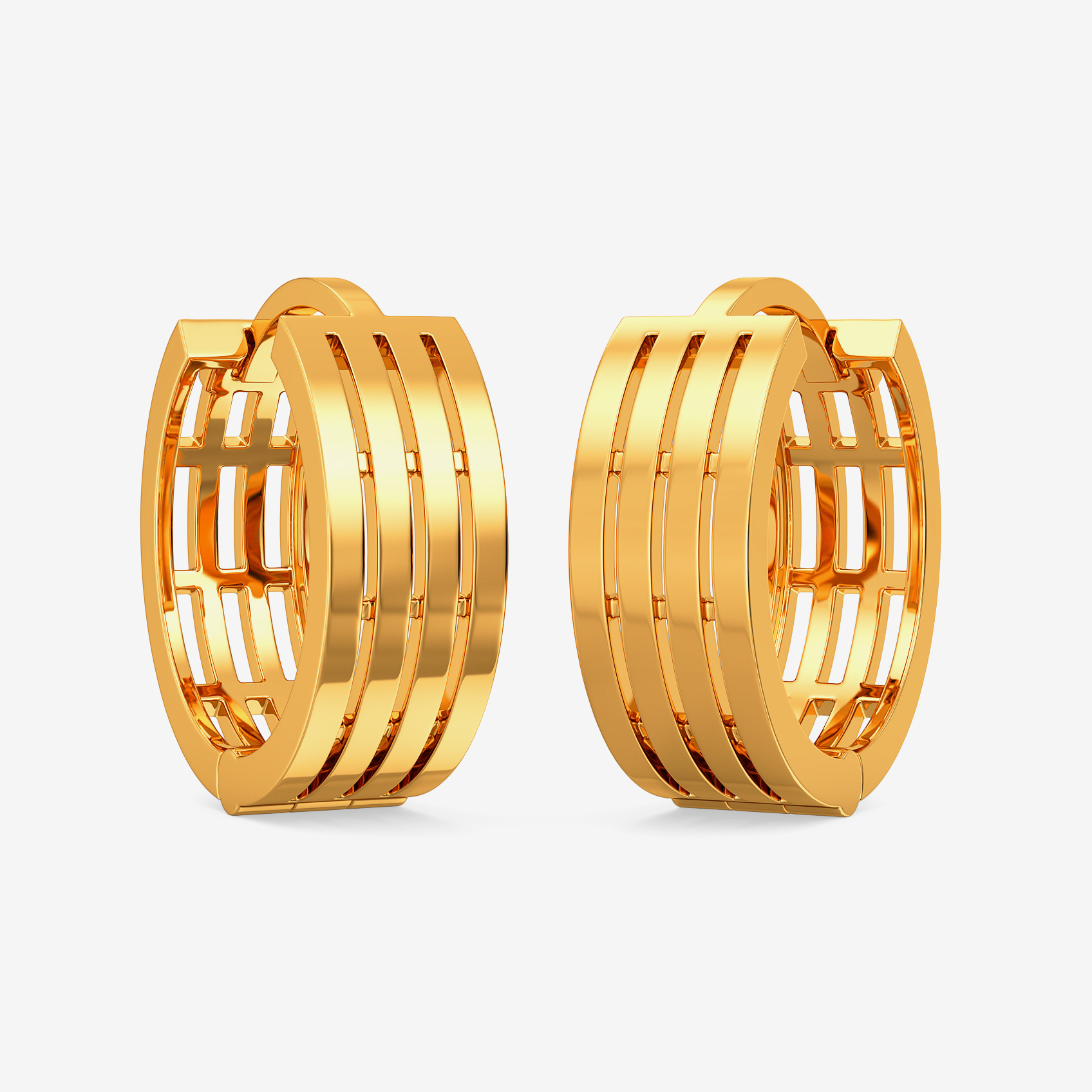 Globular Gold Earring