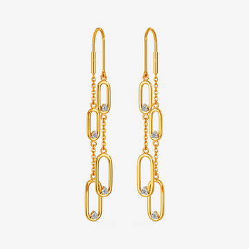 Sleek Capsule Drops Gold Women Earrings