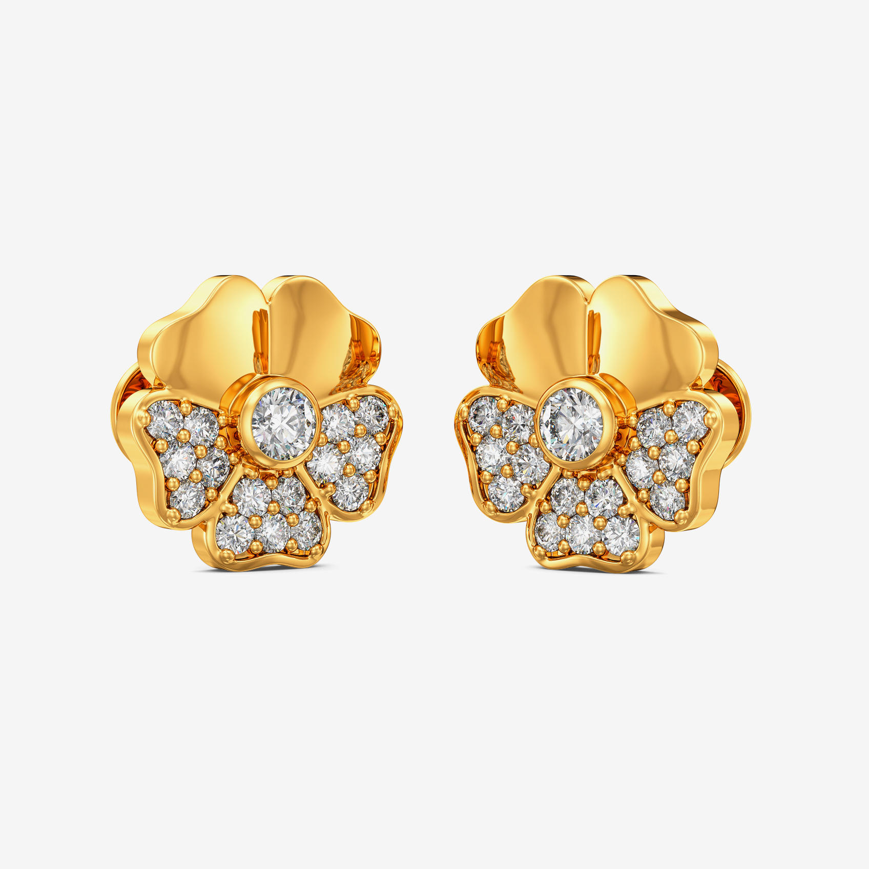 Petal Gold Women Earring
