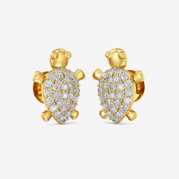 Gold Turtle Studs