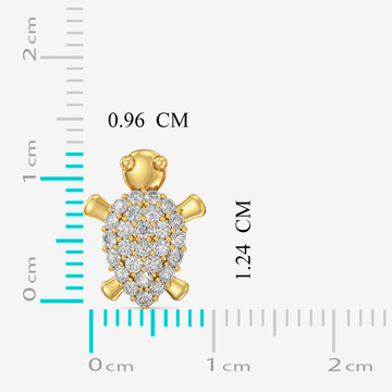 Gold Turtle Studs