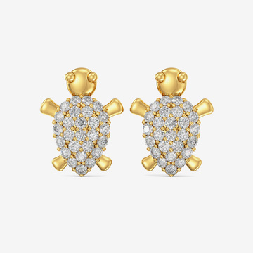 Gold Turtle Studs