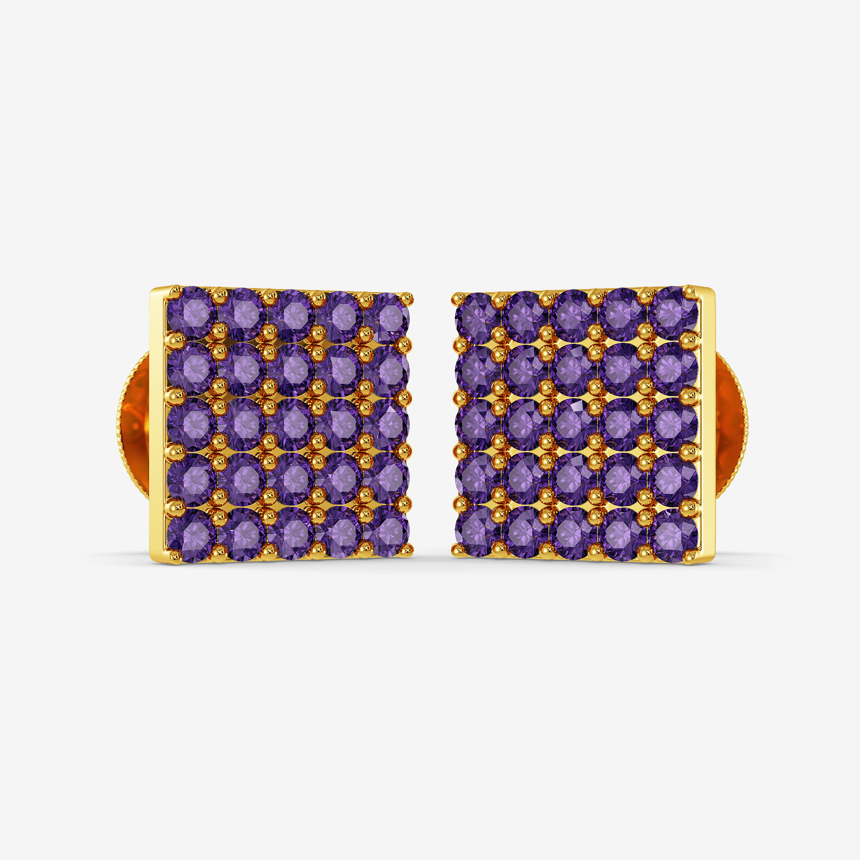 Magnetic Gold Womens Earring