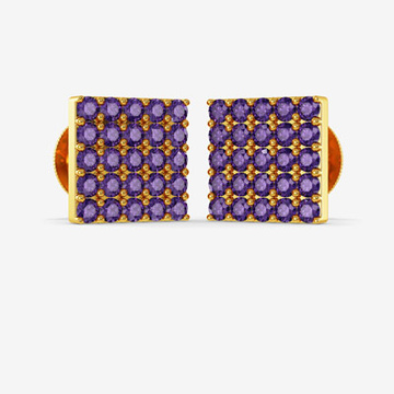 Magnetic Gold Womens Earring