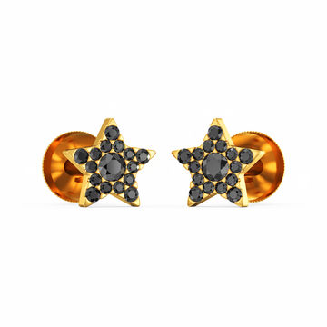 Sparkle Gold Womens Earring