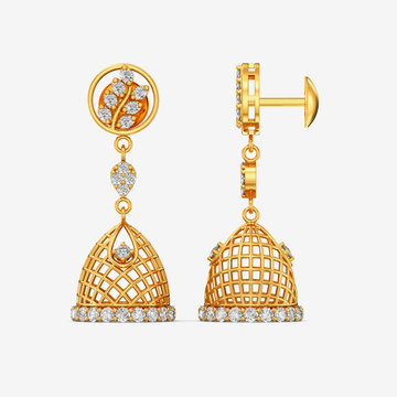 Foliage Gold Women Earring