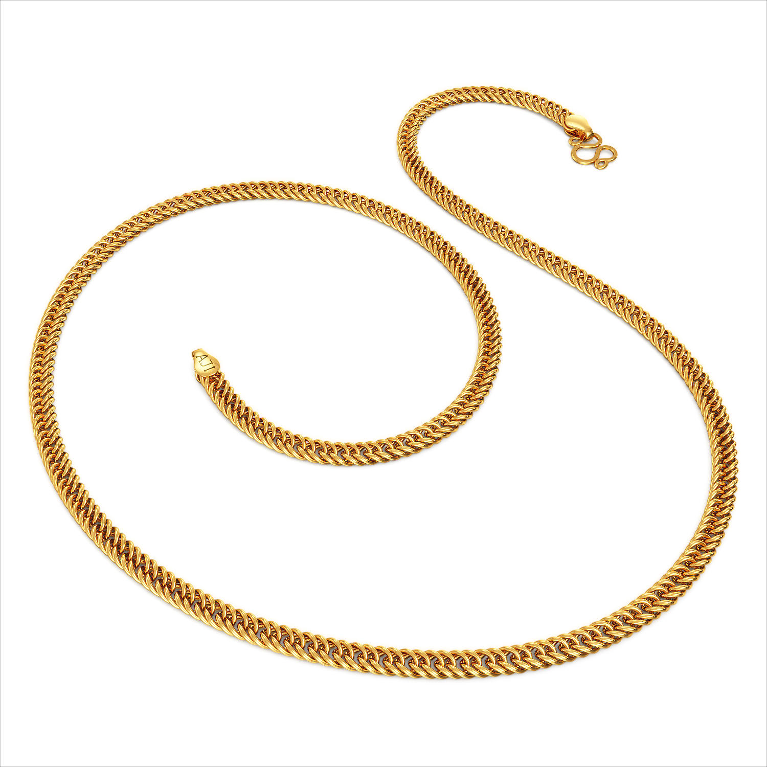 Mens Gold Snake Chain