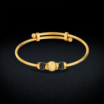 Black Beeds Kids Bangle