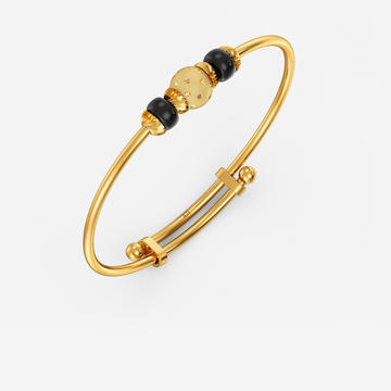 Black Beeds Kids Bangle