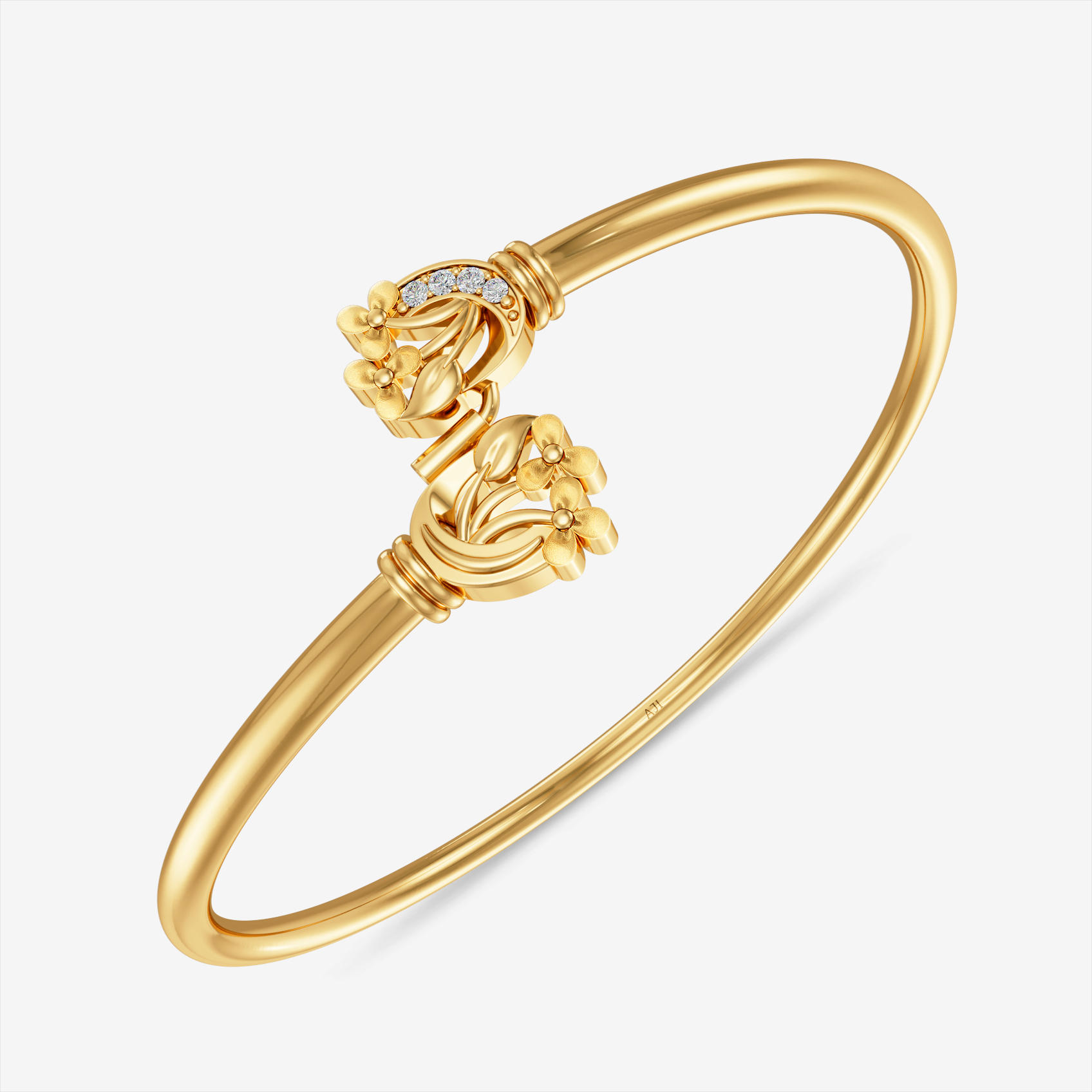 Embroidered beautiful Gold Bangle