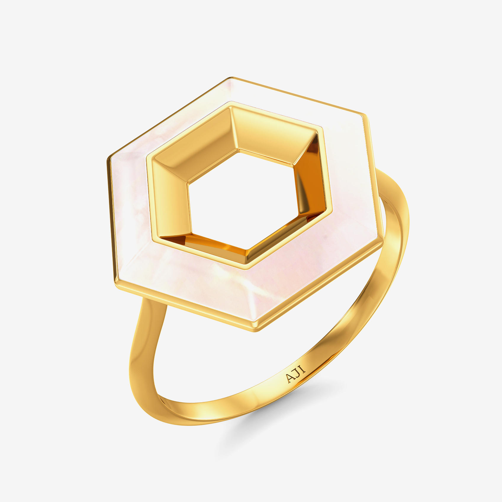 Chic Pearl Gold Ring