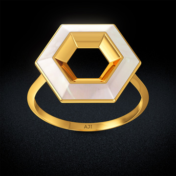 Chic Pearl Gold Ring