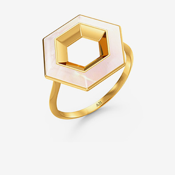 Chic Pearl Gold Ring