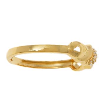 Subtle Spark Gold Ring