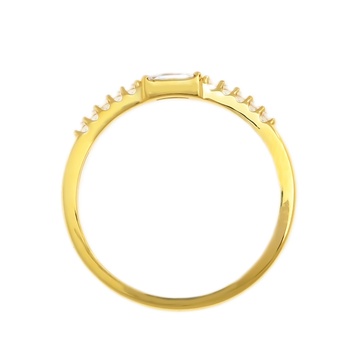 Polished Charm Gold Ring