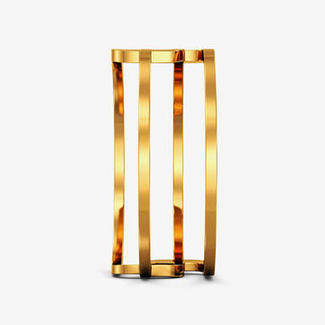 Modern Twist Gold Ring