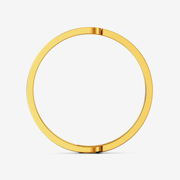 Modern Twist Gold Ring