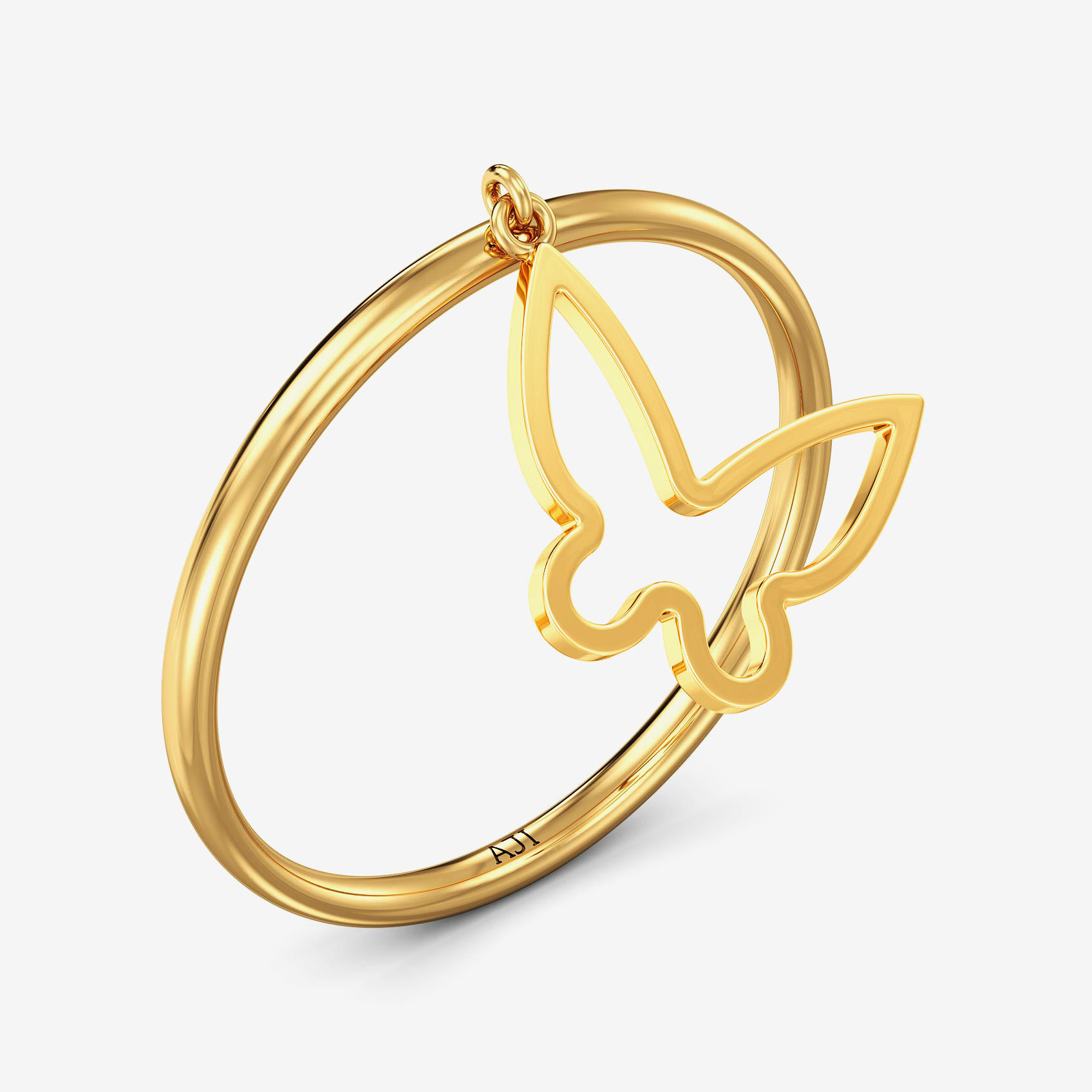 Fluttering Serenity Gold Ring