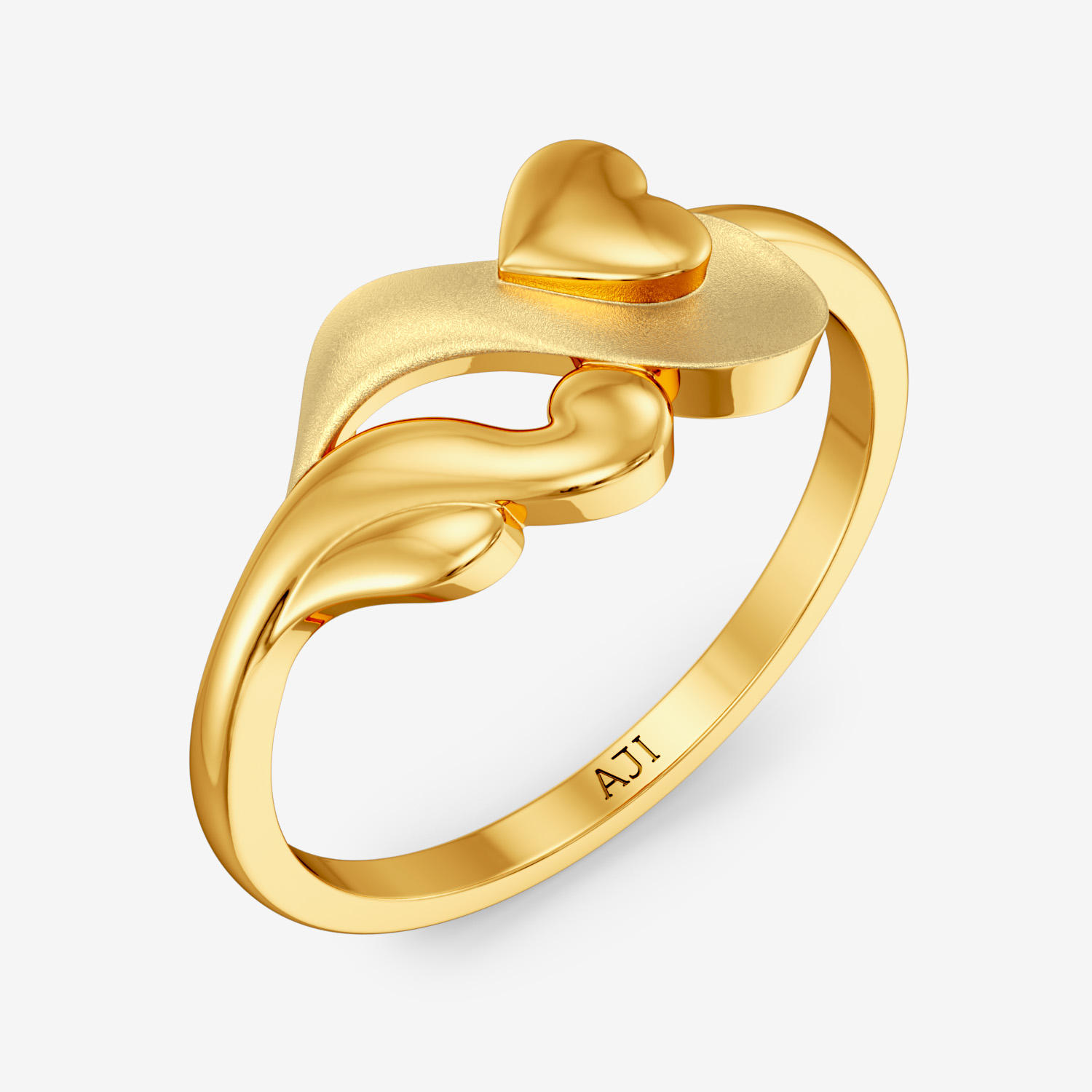 Heart Design Kid’s Gold Ring