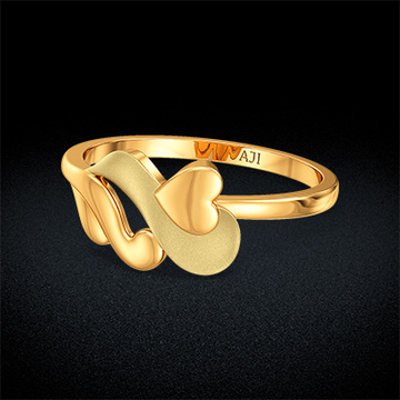 Heart Design Kid’s Gold Ring