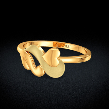 Heart Design Kid’s Gold Ring
