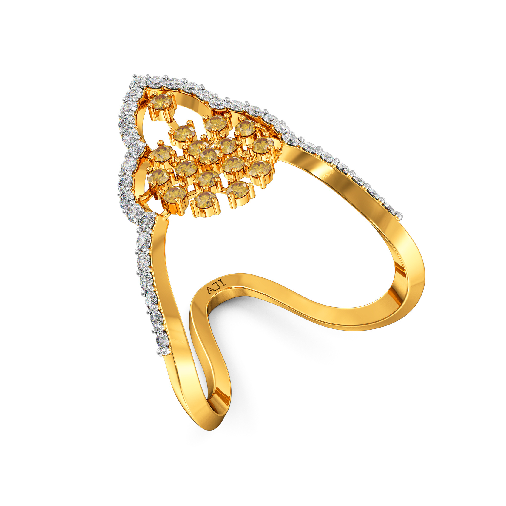 Golden Vanki Serenity Ring