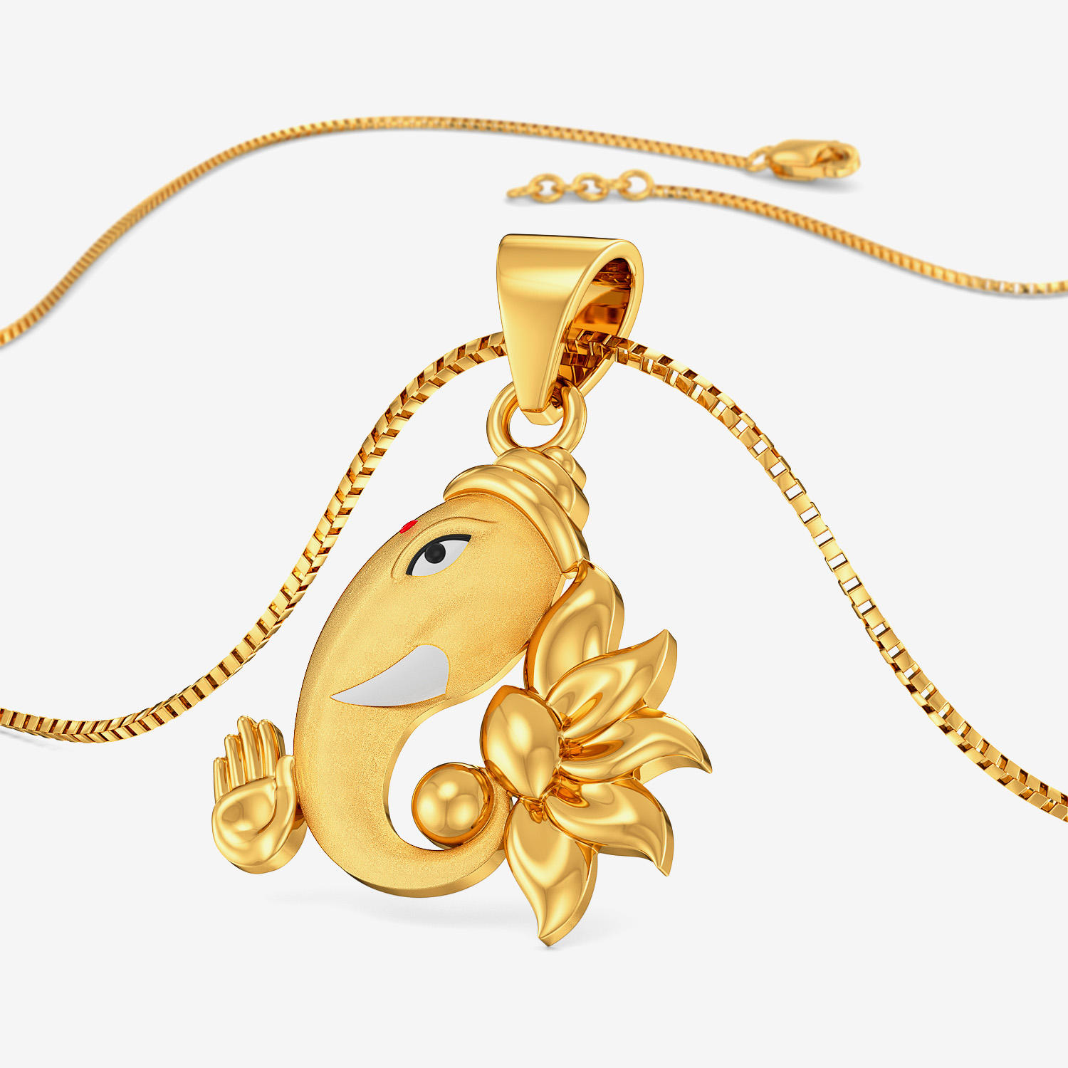 Ocean of blessings - Lord Ganesh Golden Locket
