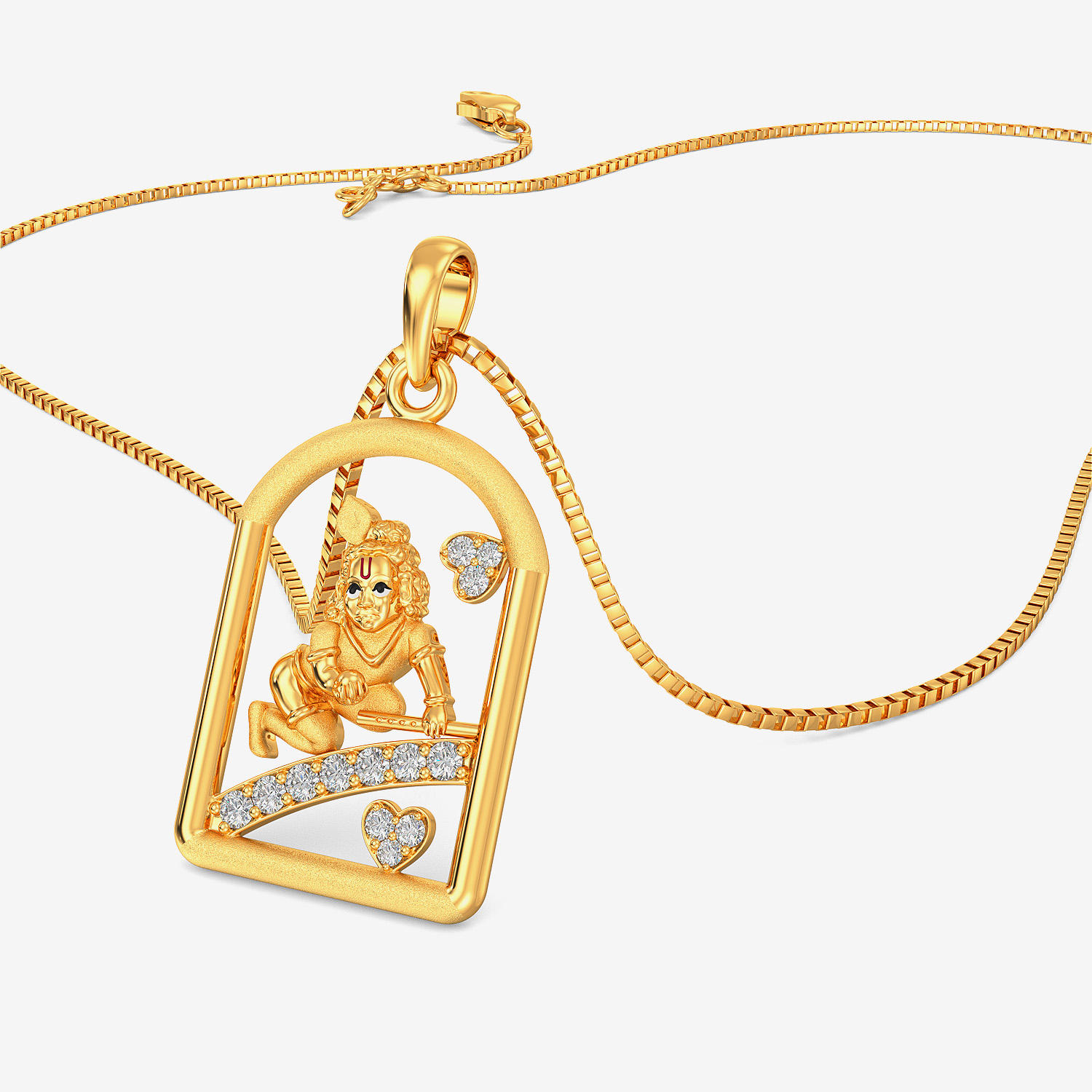 Spirit of Heaven - Lord Krishna Gold Pendant