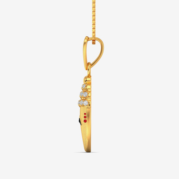 Lord Ganesh Gold Pendant