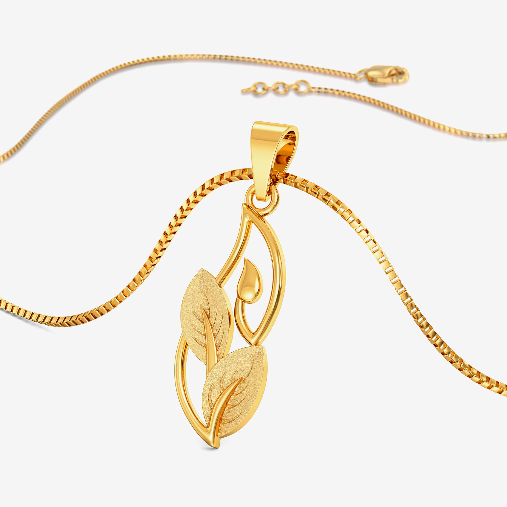 Beautiful Dual Leaf Pendant