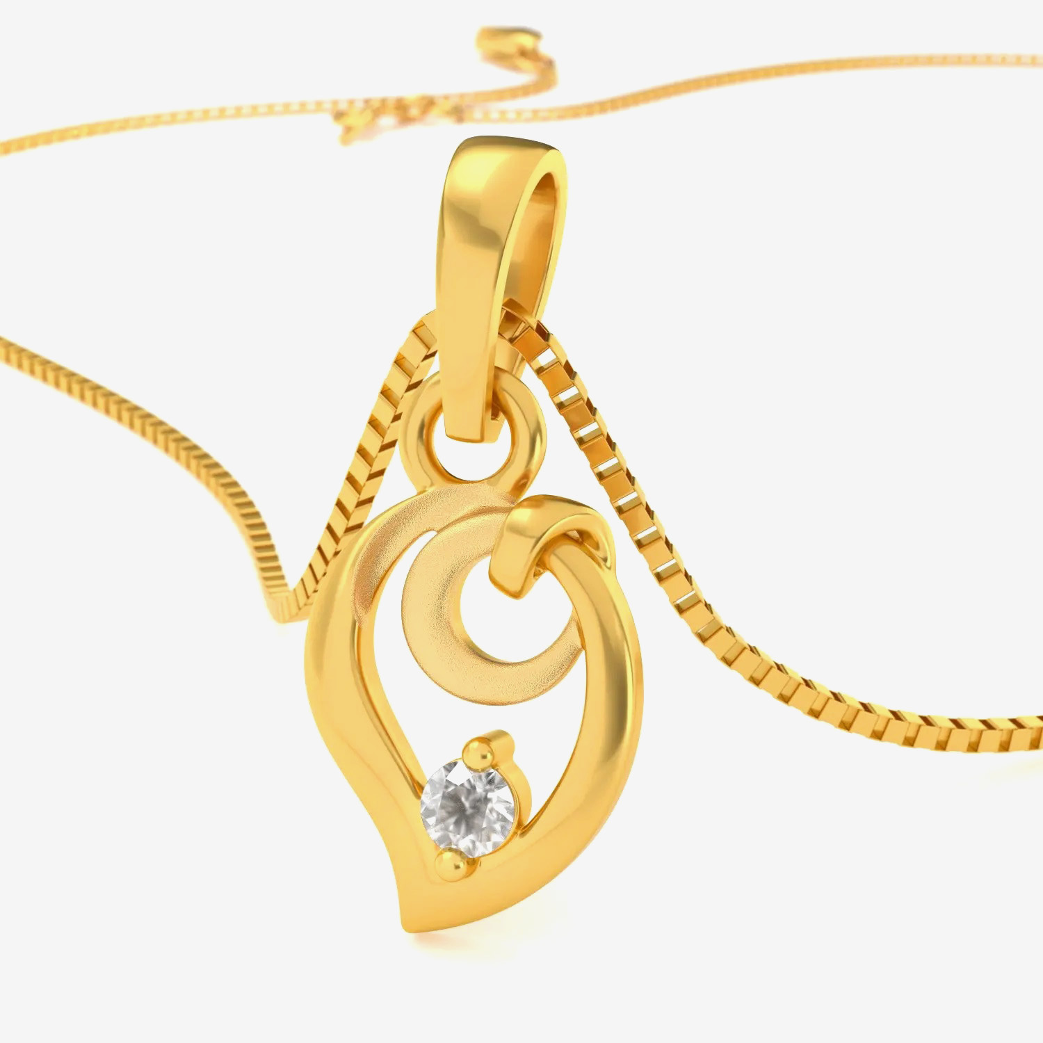 Serendipity - Gold Leaf Pendant