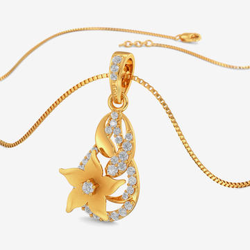 Pride of Nature - Gold Flower Pendant