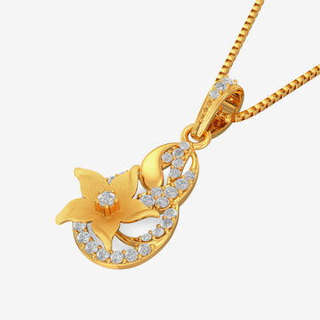 Pride of Nature - Gold Flower Pendant
