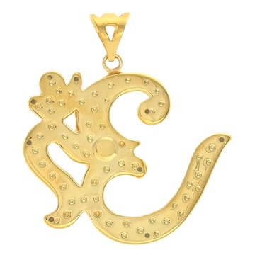 Sacred Om Gold Pendant