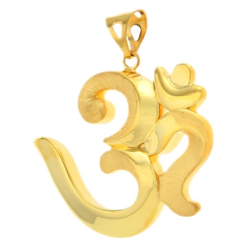 Sacred Om Gold Pendant